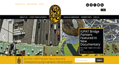 Desktop Screenshot of iupat.org